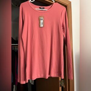 Eddie Bauer Coral Long Sleeve Tee